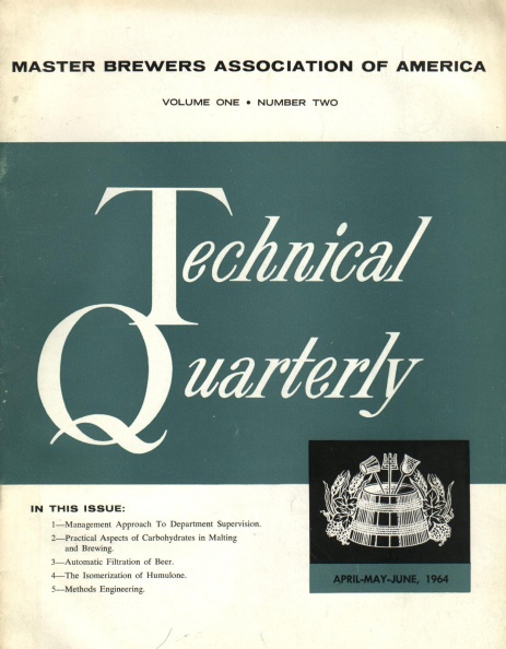 Technical Quarterly  Volume one number two 1964.jpg